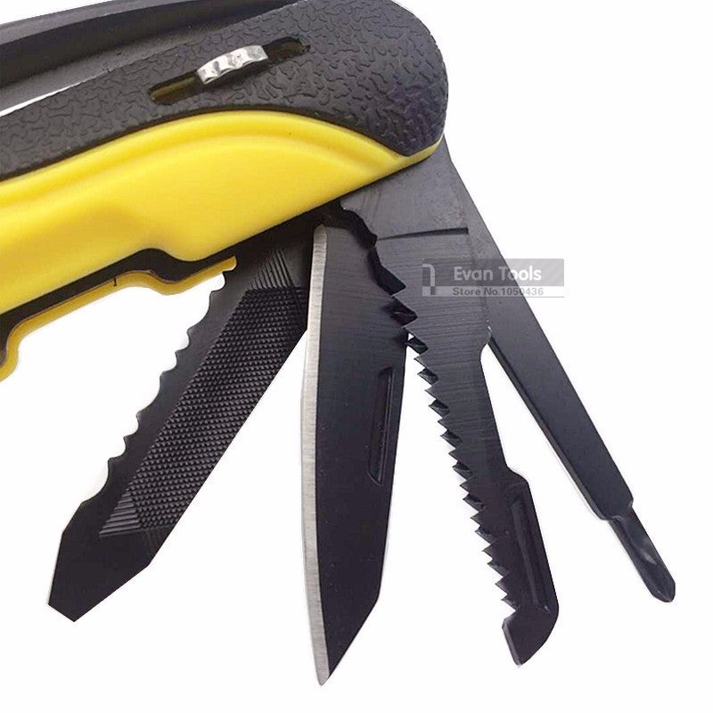Multi Tool Outdoor Survival Knife 7 in 1 Pocket Multi Function