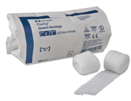 Curity™ Sterile Stretch Bandages, 1in X 75in Case of 96