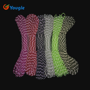 7 Core Strand Survival 550 Mil Spec III Reflective Parachute Cord Paracord